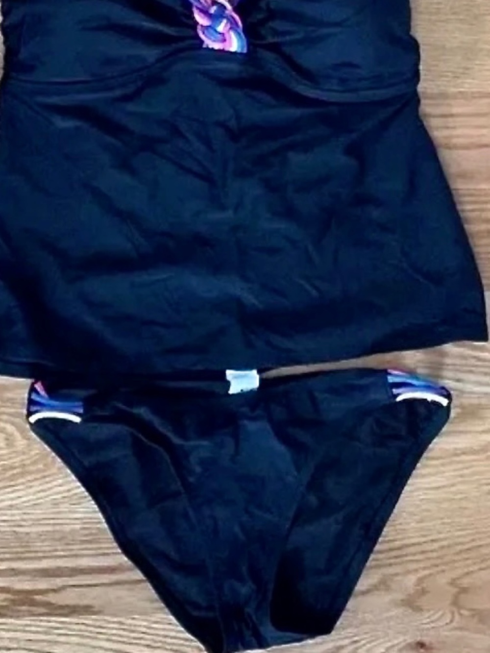 OP Black Bikini BOTTOMS--Medium (7-9)